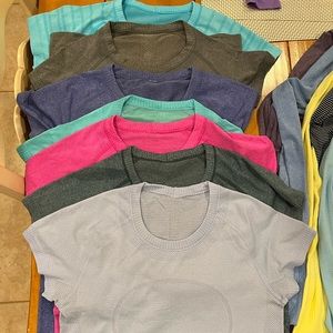 Lululemon swiftly tees EUC bundle of 7 tees